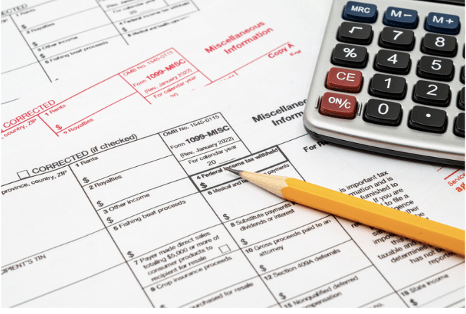 1099-MISC tax form